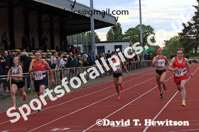 The 200 metres, 2025 NEGP No 2, Monkton Stadium, Wednesday, May 28th. Photo: David T. Hewitson/Sports for All Pics